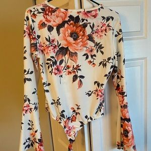 Missguided Floral Bodysuit